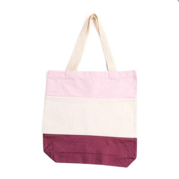 Custom Printed Cotton Canvas Shopping Carry-On Bag with Recycled Features Any Size
