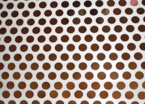 Round Hole Staggered Pitch Mild Steel Perforated Mesh Sheet R1.1 T2