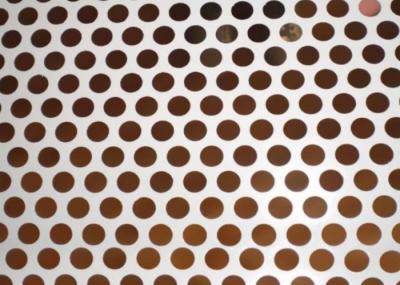Furo redondo T2 perfurado de aço suave desconcertado de Mesh Sheet R1.1 do passo