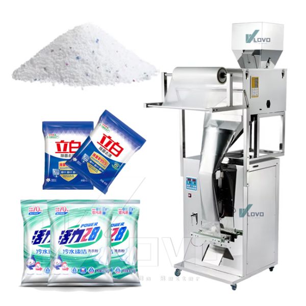 Weighing Detergent Powder Filling Packing Machine For Washing Powder Soap Powder Packaging