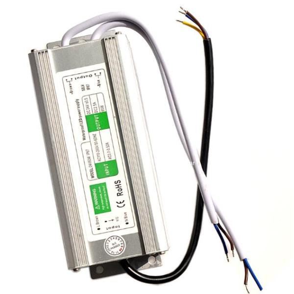 Outdoor Lighting Transformer DC 24V 12V 60w Waterproof LED Driver with 86% Efficiency