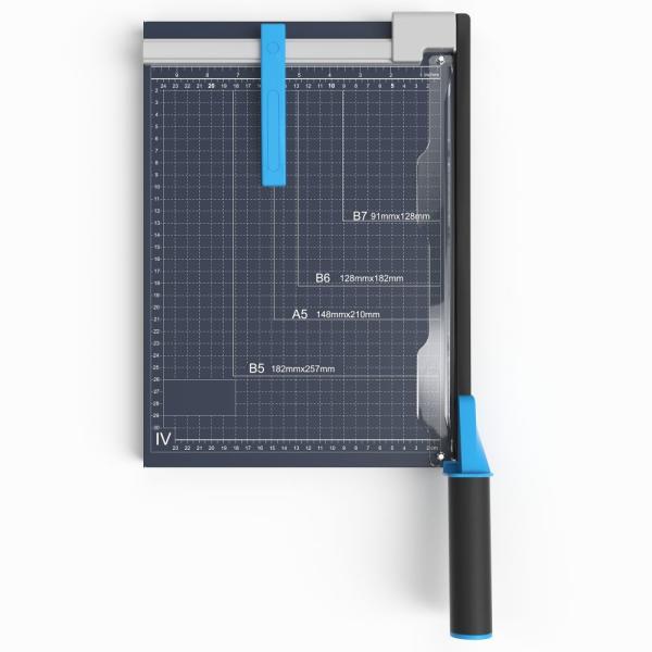 12,5 pouces de papier de coupeur de guillotine, base en acier du trimmer A4 de