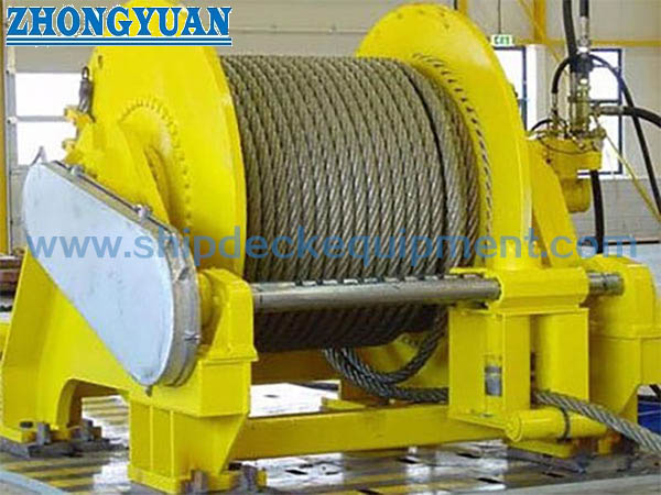 70–1000 kN Marine Hydraulic Towing Winch for Ship Towing | Single or Double Drum