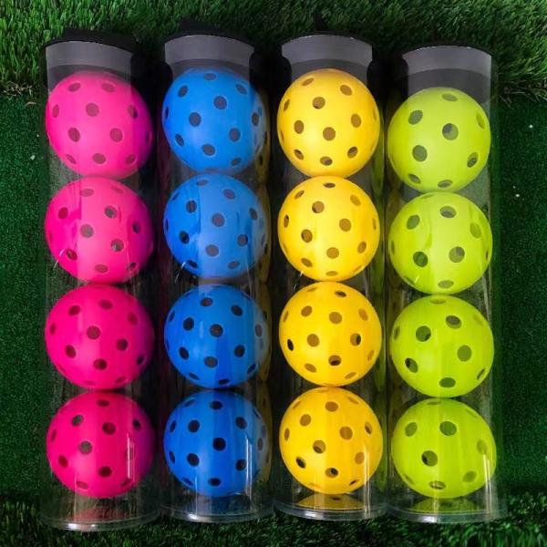 Logo Customized Logo Availabled Pickleball Ball Set for Outdoor Pickleball Accessories