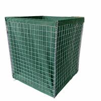 O furo de quadrado 3mm soldou a prova de Gabion Mesh Galvanized Flood Control Explosion militar