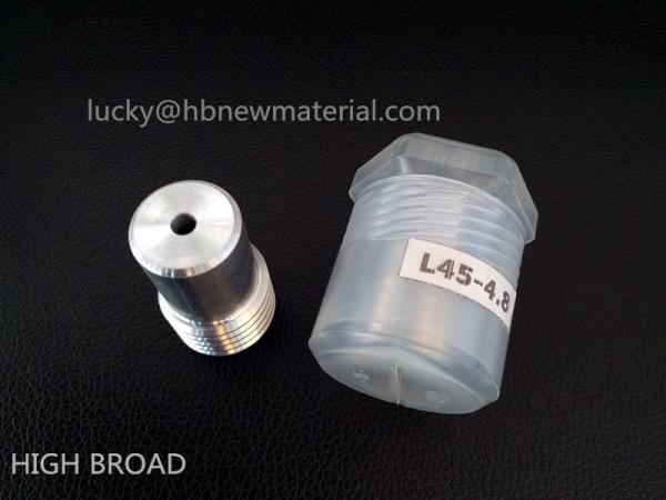 Hot Press Boron Carbide Straight Hole Blasting Nozzle With Aluminum Jacket
