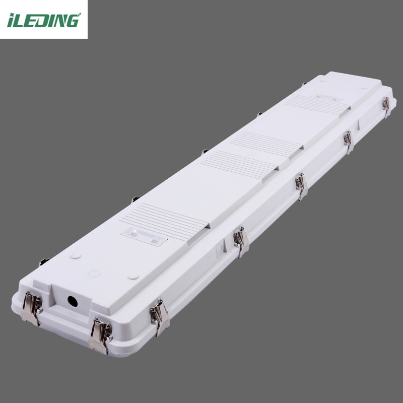 Sensor Control 200W LED Linear High Bay Light Fixture for Warehouse IK10 IP67 Waterproof