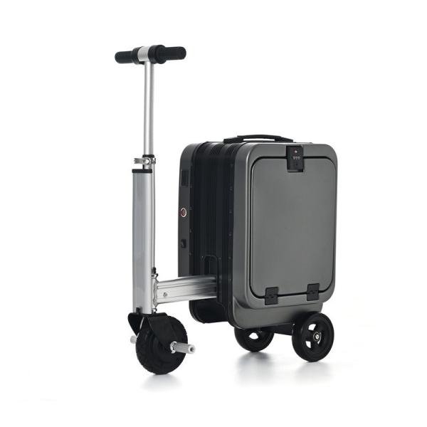 20 Inch Ride-On Cabin Luggage in Silver / Pink / Orange / Gray