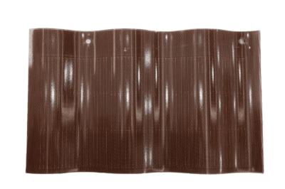 Thin Film Curved Solar Roof Tiles BIPV Solar Tile Shingles In Black Golden Red