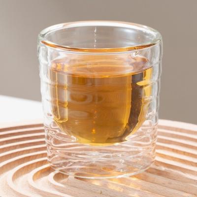 5 Ounce Cortado Double Wall Drinking Glass Cup Insulated 142ml Hand Blown