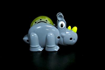 Two Horn Dinosaur Toy Animal Figures , Jungle Animal Figures For Fast Food Restaurant