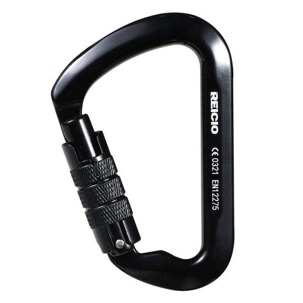 30KN D-Shape Aviation Aluminum Carabiner for Quickdraws and Versatile Climbing Uses