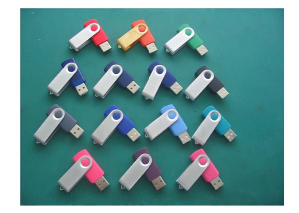 68 * 17 * 8mm 64G USB Flash Pen Drive Black / Gold / Gray / Green For Bulk Gifts