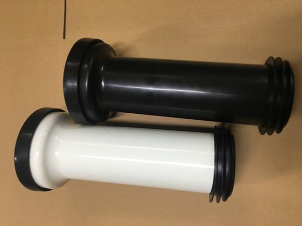 Wall Mounted Toilet Straight Pan Connector With Black And White Optional