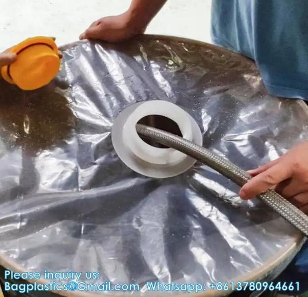 Heavy Duty Large Plastic Round Bottom Drum Liner Bag 55 Gallon Drum Liners Plastic Drum Liner Bag For 200ltr