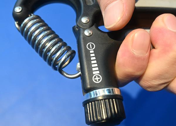 Adjustable Finger Gripper Hand Exerciser Strengthener with Resistance from 11 lbs to 132 lbs