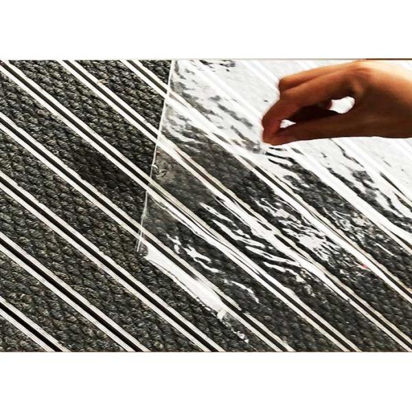 UV Resistant PE Protective Film with 70 Micron Thickness and Acrylic or Rubber Adhesive for Carpet and Automotive Protection