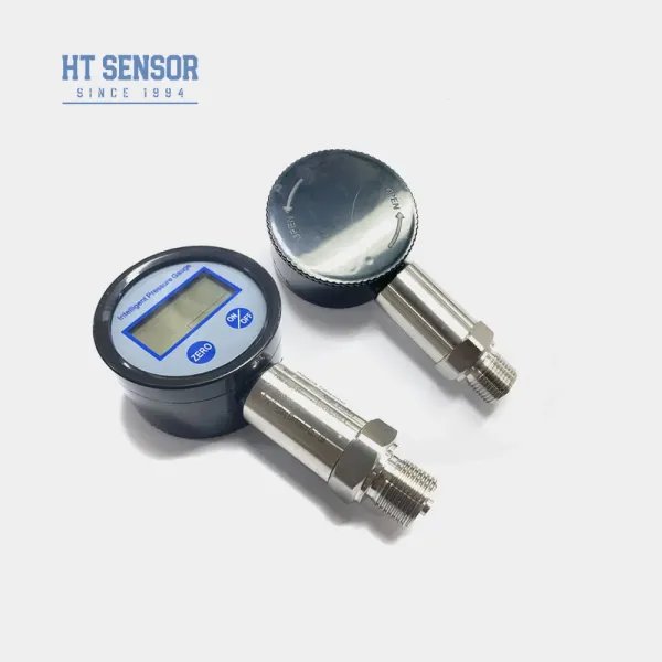 Battery powered Pressure Sensor Transmitter Display Pressure Gauge With Stainless Steel Digital Pressure Gauges