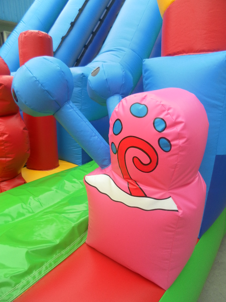 Factory Custom Outdoor rainbow Inflatable Amusement Park/inflatable Water Slide/slip n Slide for Party Rentals