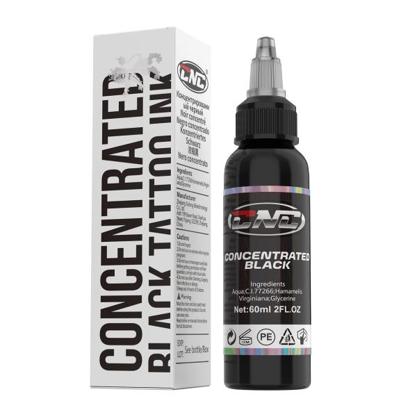 Concentrated CNC Tattoo Ink Black For Bold Designs 60ML/Bottle