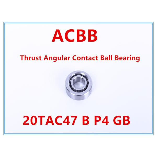 20TAC47 B P4 GB толкнуло угловой шарикоподшипник контакта