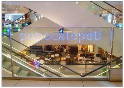 CE 16mm Pitch Pixel  Advertising Transparent LED Display Electronic Display Board