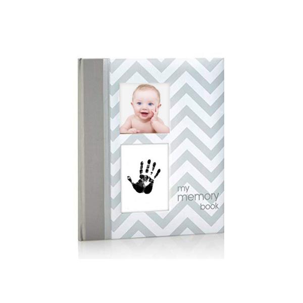 Memory Gift Baby Milestone Book With Clean Touch Baby Safe Ink Pad