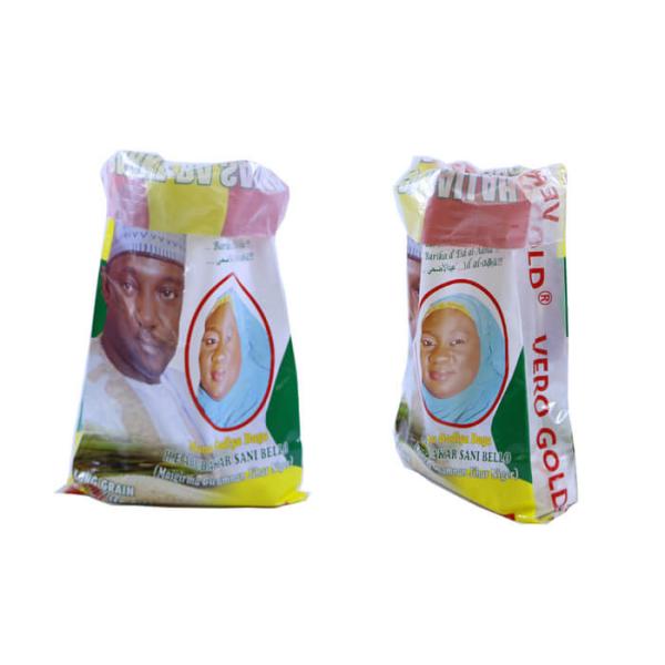 Strong Polypropylene Packaging Bags Grain Sacks BOPP Coated 50 * 105cm Size