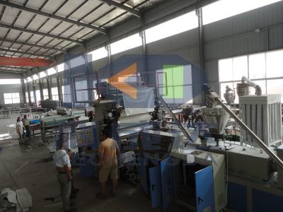 Plastic Plate Making Machine PVC Imitation Marble Wall Panel Production Line