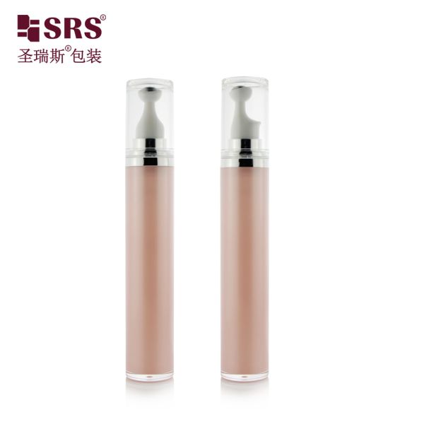 Massage Roller Acrylic Bottle Blue Green Pink Face Eye Cream Bottle With Pump Roller Bottle