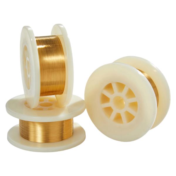 Gold Plated Tungsten Wire 0.0003mm Coating 500m Spool