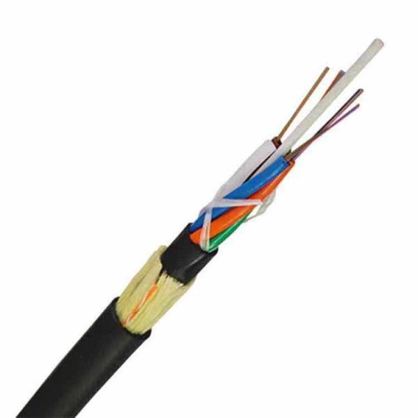 HDPE 24 Core ADSS Fiber Cable FRP Outdoor Self Support Aerial