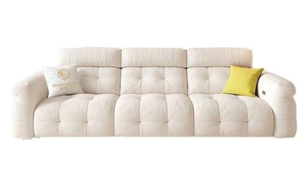 Multi-Functional Cat Scratch Fabric Electric Sofa  380*100*85cm