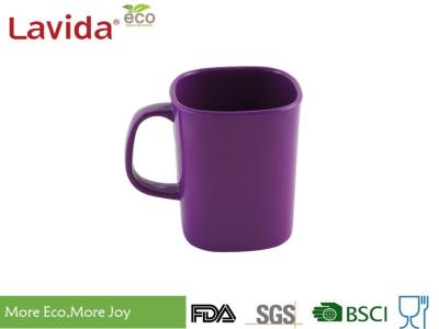 Non - Fragile Purple Large Melamine Mugs Dishwasher Safe BPA Free For Special Events