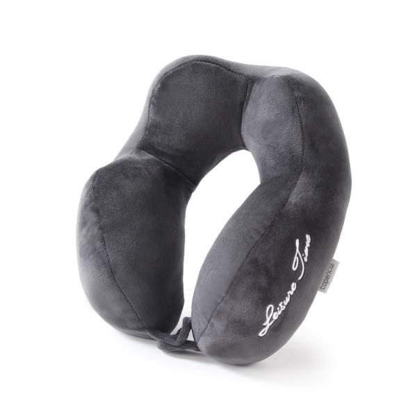 Soft U Shape Travel Pillow With Adjustable Strap 32x35cm Small Waterproof Cushion