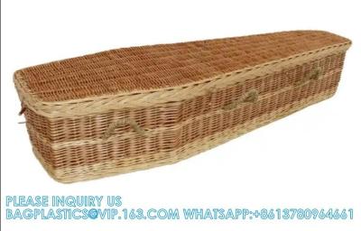Cheap American Style Funeral Wicker Coffin Casket From Coffin Manufacturer funeral wicker coffins