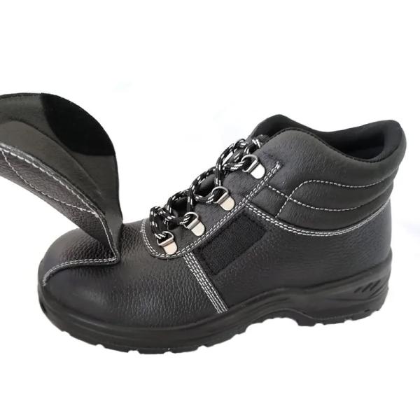 Slip Resistant Steel Toe Leather Boots Mens Welding Boots For Winter