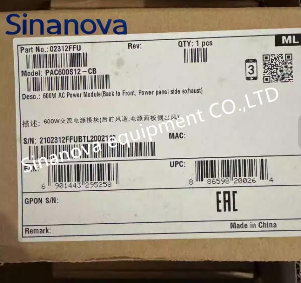 PAC600S12 CB S6000 Switch 600W AC Power Module Original New