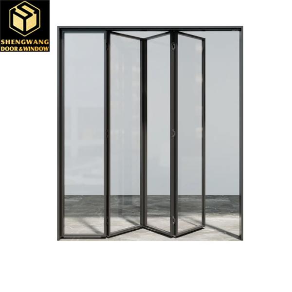 Brown Water Penetration Resistance Glass Door Villa Front Door Aesthetic