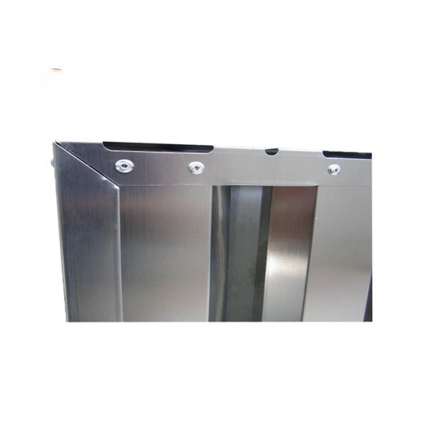 Aluminum Commercial Kitchen Hood Filters Panel Type High Efficiency