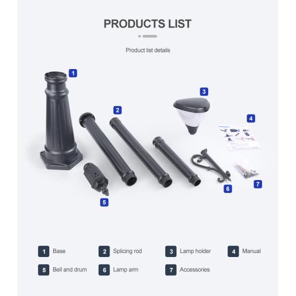 Света 100lm 3000k 6000k алюминиевого ландшафта быстрые поручая солнечные для двора