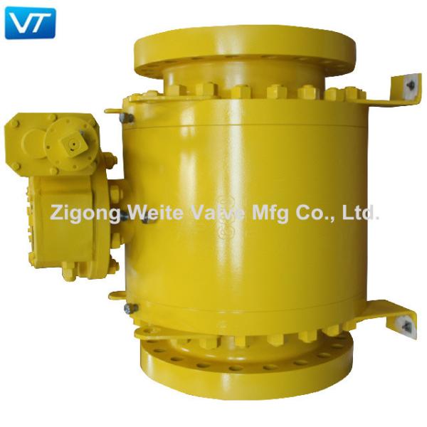 LF2 Forged Steel Pipeline Ball Valve Trunnion Mounted Split Body