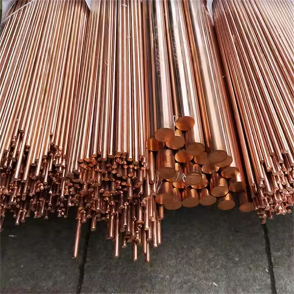 High Intensity Solid Copper Rod 2mm-250mm Cold Drawn Non Magnetic