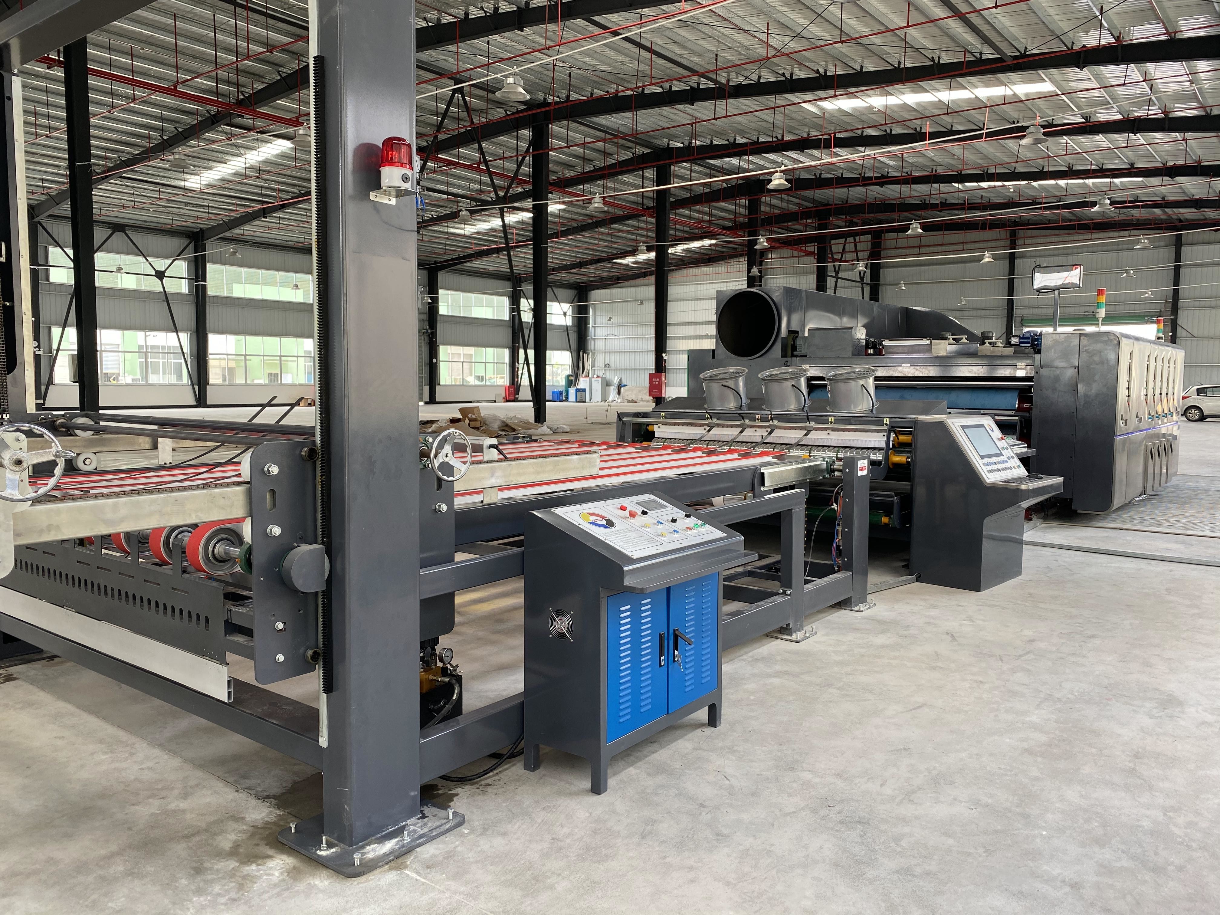 Коробка машины Slotter принтера Flexo передачи вакуума RDC делая автоматический штабелеукладчик