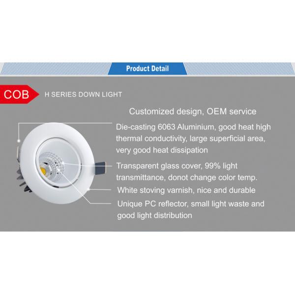 LED downlight with 90mm cut out China manufacturer