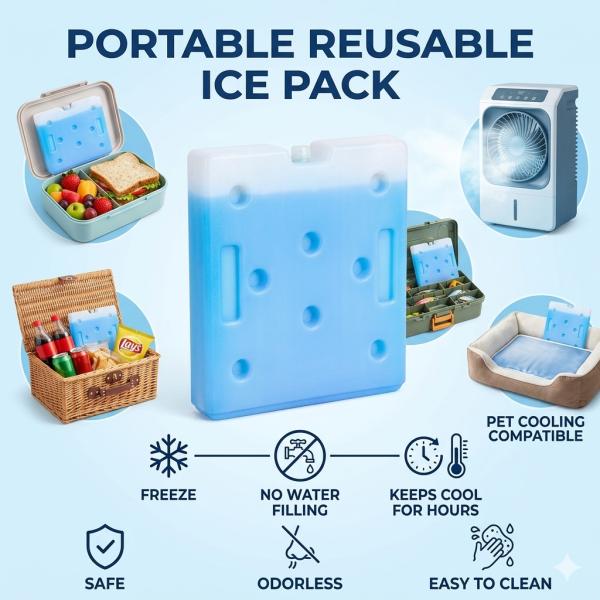 Ideal For Medical PCM Ice Packs Customize Design Support Storage Instructions Freeze Before Temperature Control Solution