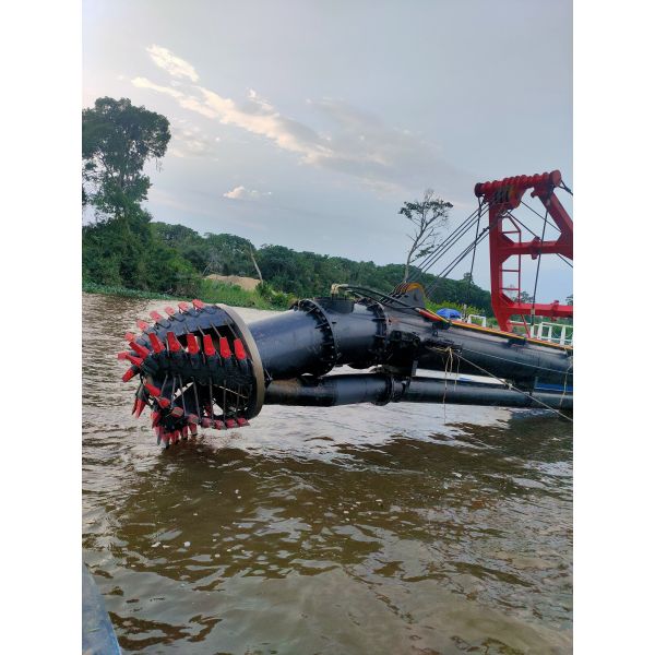 Wind-Powered Stainless Steel Cutter Suction Dredger with 1080m³/h Airflow for Efficient Gold Processing