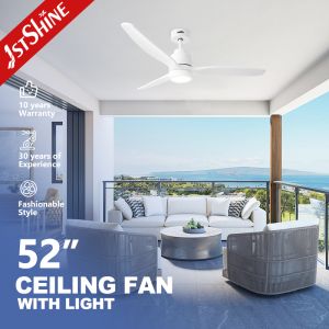 2in1 52 Inch Ceiling Fan With Light Solid Wood Blades Modern Ceiling Fan for Living Room and Bedroom