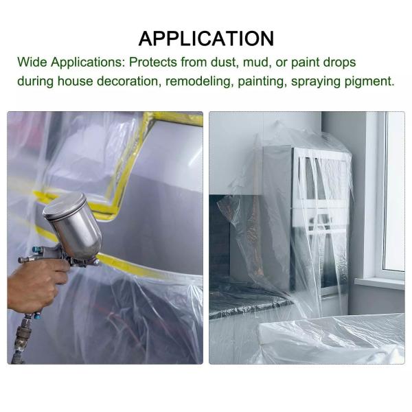 Moisture Proof High Temperature Outdoor Maskeleme Taped Auto Paint Film Refinish Masking Paper