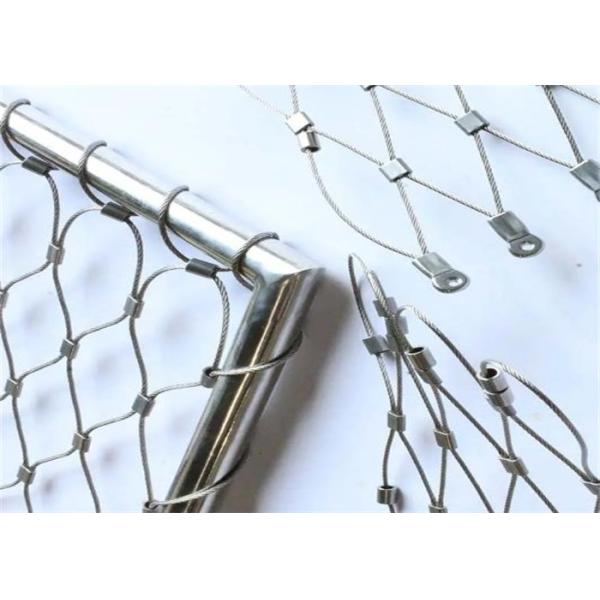 Durable 316L Helipad Safety Net , Helideck Perimeter Net Stainless Steel